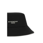 Givenchy Black Cotton Bucket Hat