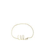 Chloé Gold Brass Thin Belt