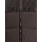 Fendi Brown Cotton Shell Jacket