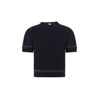 Thom Browne Black Cotton T-Shirt