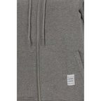 Thom Browne Gray Cotton Sweatshirt