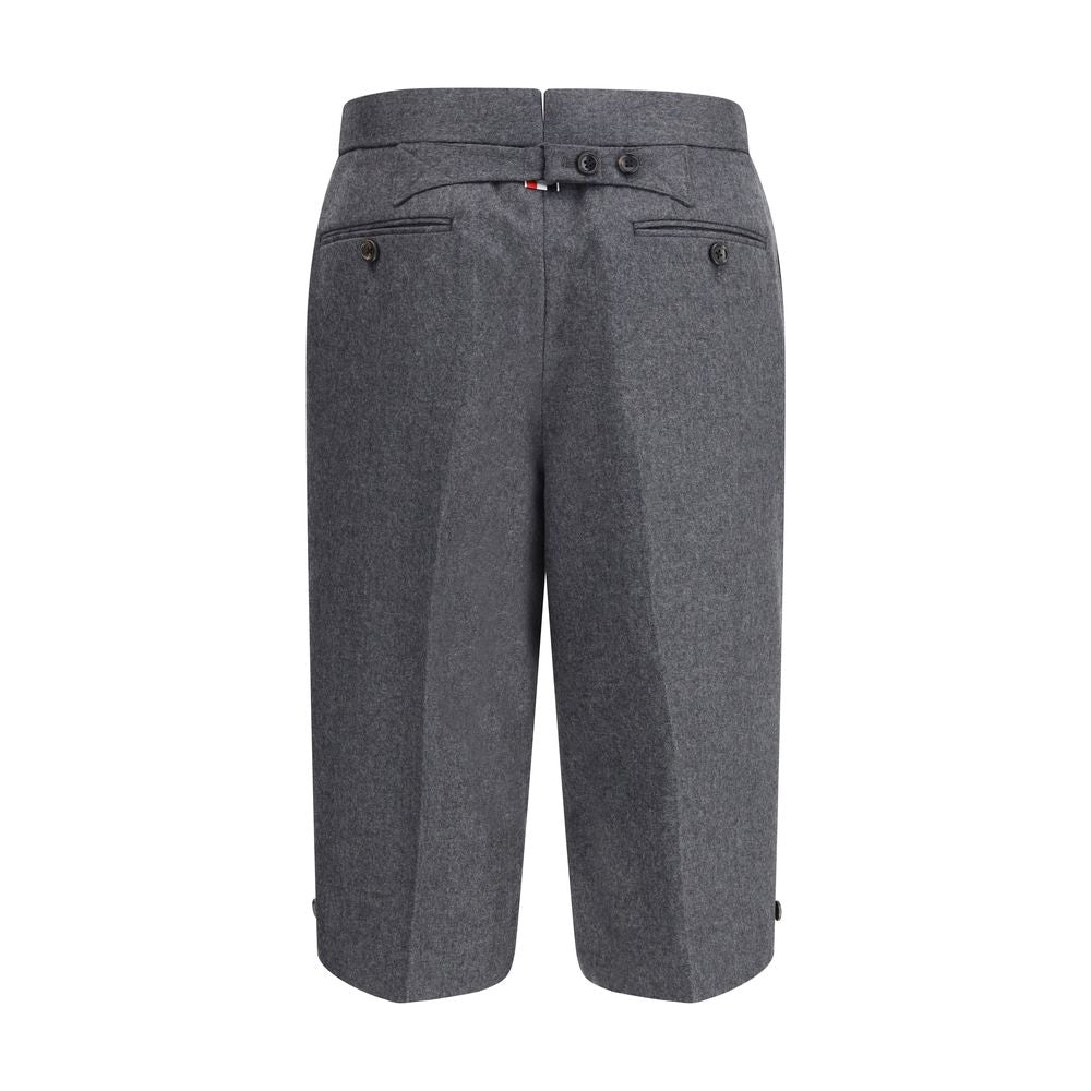 Thom Browne Gray Wool Bermuda Shorts