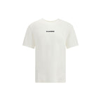 Jil Sander Cream Cotton T-Shirt