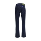Jacob Cohen Blue Cotton Slim Fit Jeans