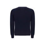 Brunello Cucinelli Blue Fleece Wool Sweatshirt