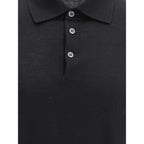 Brunello Cucinelli Black Cashmere Dress Shirt