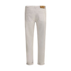 Brunello Cucinelli Beige Cotton Jeans Denim