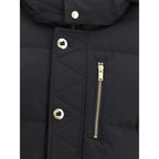 Moose Knuckles Black Cotton Coat