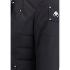 Moose Knuckles Black Recycled Polyester Parka