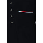 Thom Browne Blue Cotton Polo Shirt