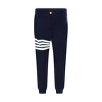Thom Browne Blue Cotton Casual Pants