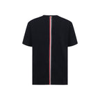 Thom Browne Blue Cotton T-Shirt