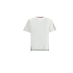 Thom Browne White Cotton T-Shirt
