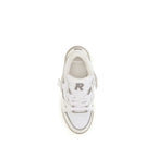 Represent White Calf Leather Bos Taurus Sneakers