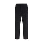 Thom Browne Black Cotton Chino Pants