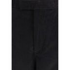 Thom Browne Black Cotton Chino Pants