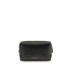 Marni Black Calf Leather Bos Taurus Shoulder Bag