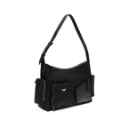MCM Black Fabric Shoulder Bag