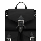 MCM Black Nylon Backpack