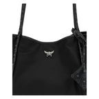 MCM Black Fabric Shoulder Bag