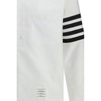 Thom Browne White Cotton Dress Shirt