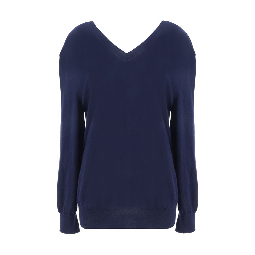 Prada Blue Cashmere Cardigan