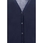 Prada Blue Cashmere Cardigan