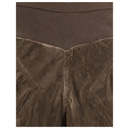 Rick Owens Brown Viscose Casual Pants