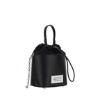Margiela Black Calf Leather Bos Taurus Shoulder Bag