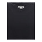 Prada Black Cotton T-Shirt