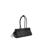 Prada Black Calf Leather Bos Taurus Shoulder Bag