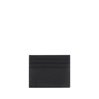 Prada Black Calf Leather Bos Taurus Wallet