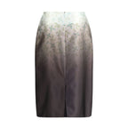 Jil Sander Multicolor Silk Long Skirt