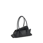 The Attico Black Calf Leather Bos Taurus Shoulder Bag
