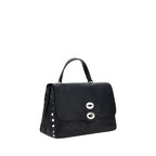 Zanellato Black Calf Leather Bos Taurus Shoulder Bag