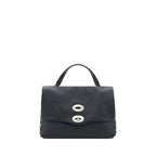 Zanellato Black Calf Leather Bos Taurus Shoulder Bag