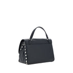 Zanellato Black Calf Leather Bos Taurus Shoulder Bag