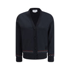 Thom Browne Black Cotton Cardigan