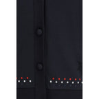 Thom Browne Black Cotton Cardigan