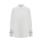 Thom Browne White Cotton Dress Shirt