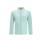Guest in Residence Light Blue Cashmere Pattern Shirt