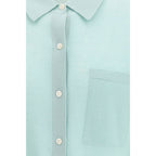 Guest in Residence Light Blue Cashmere Pattern Shirt