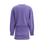 The Attico Purple Cotton Casual Dress