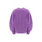The Attico Purple Cotton Sweatshirt