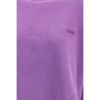 The Attico Purple Cotton Sweatshirt