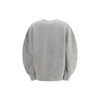 The Attico Gray Cotton Sweatshirt