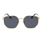 Polaroid Gold Metal Sunglasses