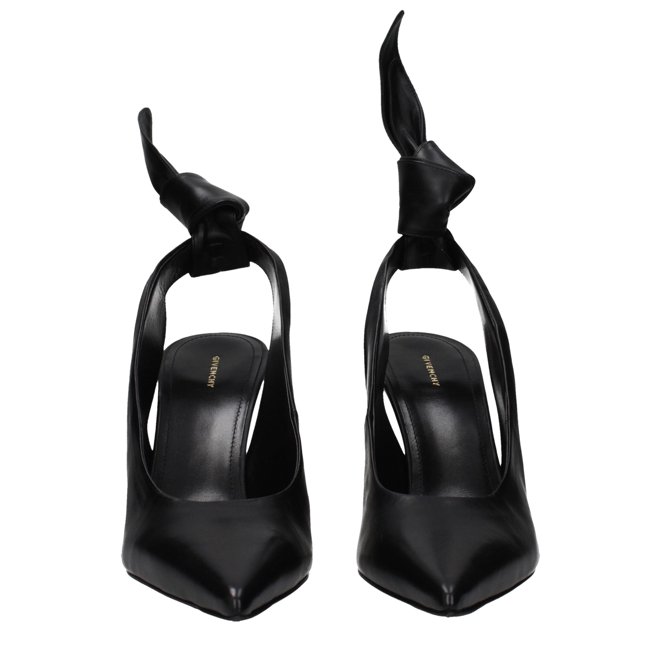 Givenchy Black Leather High Heel Pumps