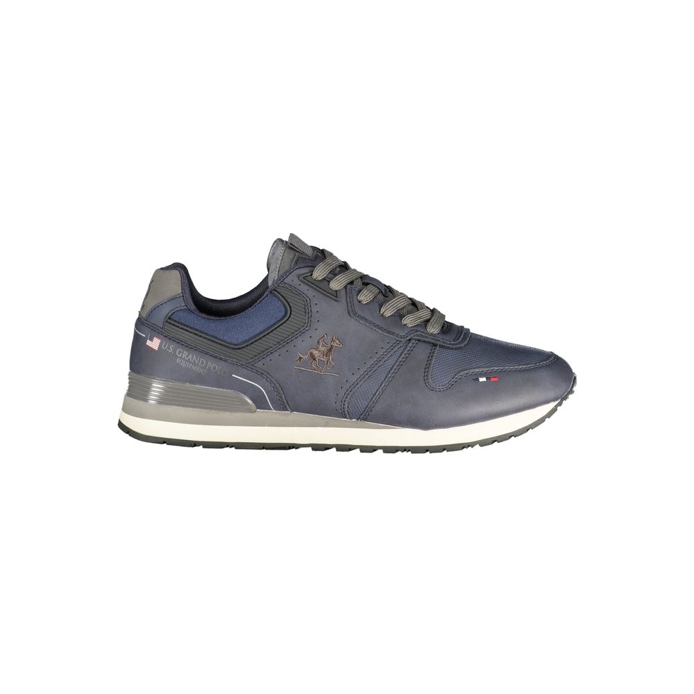 U.S. Grand Polo Blue Polyester Sneaker