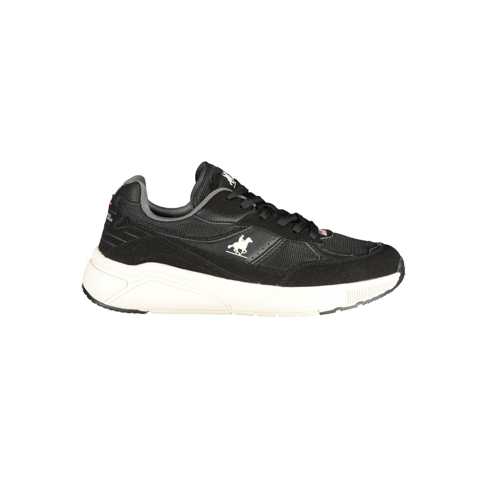 U.S. Grand Polo Black Polyester Sneaker
